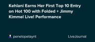 Kehlani Earns Her First Top 10 Entry on Hot 100 with Folded + Jimmy Kimmel Live! Performance: ohnotheydidnt