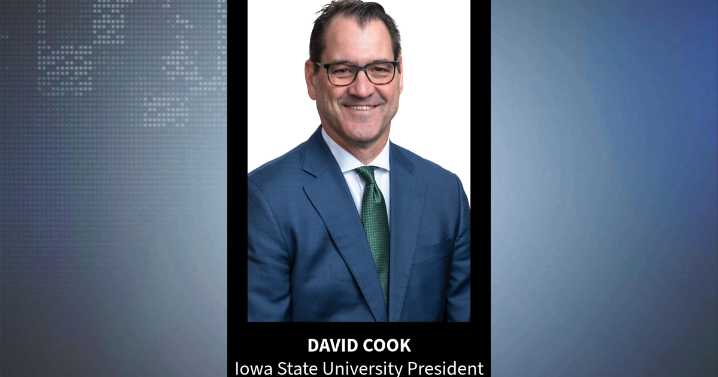 David Cook named Iowa State University president