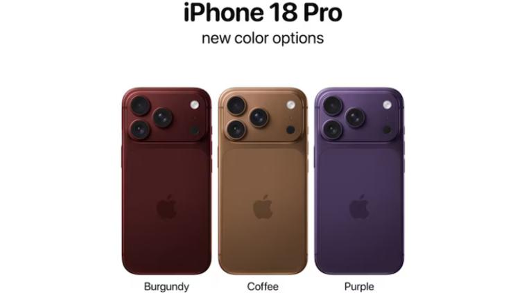 Estos serían los colores del iPhone 18 Pro