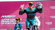 Tercer podio consecutivo y quinto en la temporada para David Alonso en Moto-2, esta vez, en el Gran Premio de Portugal