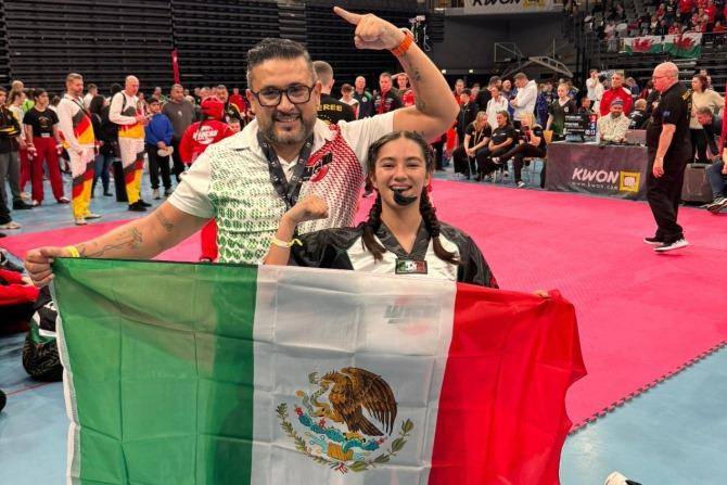 Obtuvo Bibiana Sández medallista en el Mundial WKU de Alemania