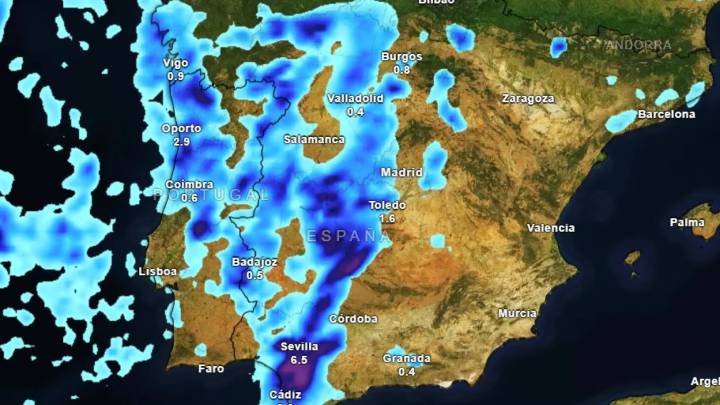 Alerta en Andalucía: una vaguada obliga a activar las alertas por un nuevo episodio de fuertes lluvias y tormentas