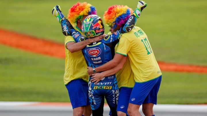 Diogo Moreira, el campeón de Moto2 que vino del país del fútbol