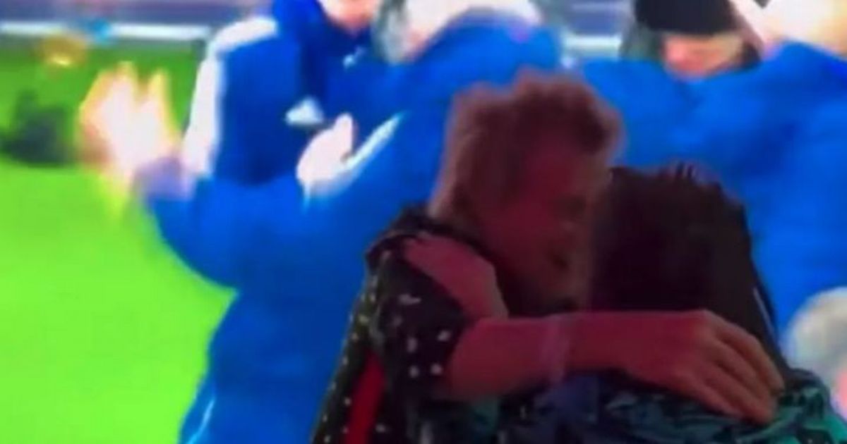 Footage shows elated Rod Stewart celebrating Scotland's World Cup qualification