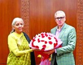 Omar meets Union Finance Minister; seeks stronger developmental support for J&K