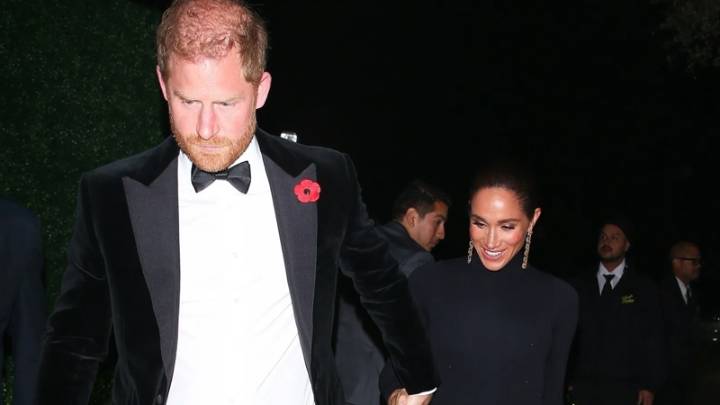 Prince Harry Protects Meghan Markle At Kris Jenner Birthday Party In Beverly Hills
