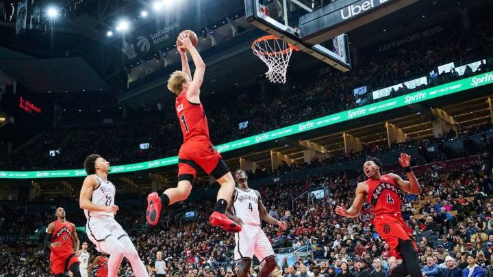 Raptors beat Nets to extend winning streak to seven; Barrett leaves game with knee sprain