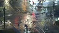 Large water main break floods streets in South Los Angeles; residents' Thanksgiving plans impacted