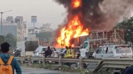 Eight Killed As Truck Catches Fire After Collision On Pune's Navale Bridge