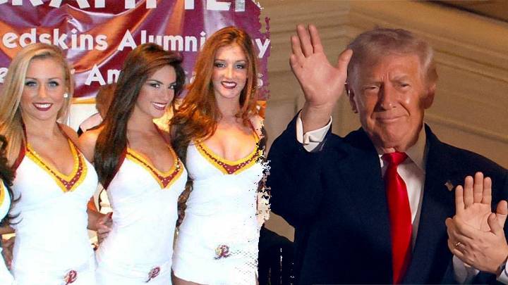 Former Redskins cheerleader defends Trump after Commanders crowd boos