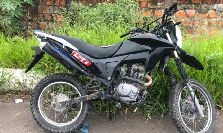 Secuestraron una moto con la numeración de chasis suprimida