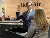 Etting Hanley sworn-in Mayor Bel Air Board Commissioners
