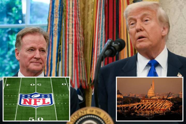 Trump wants Commanders' new DC stadium named for himself