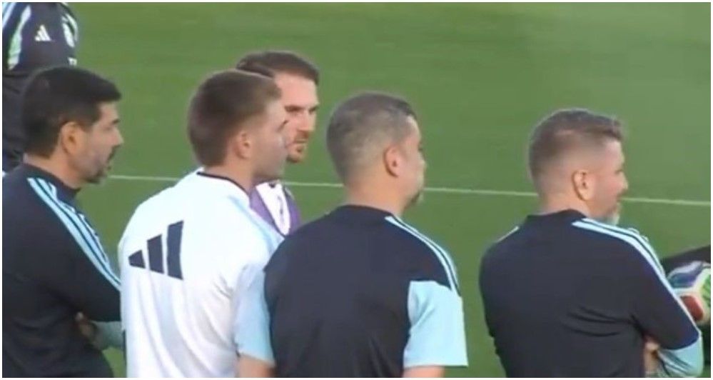 El gesto de Franco Mastantuono: viajó más de tres horas pese a estar lesionado para decir presente en el entrenamiento de la Selección Argentina