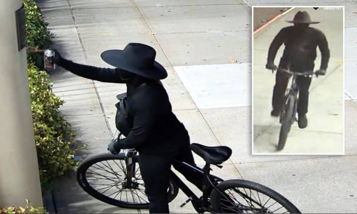 NYPD releases images of swastika-painting vandal who hit yeshiva, Jewish cemetery after election