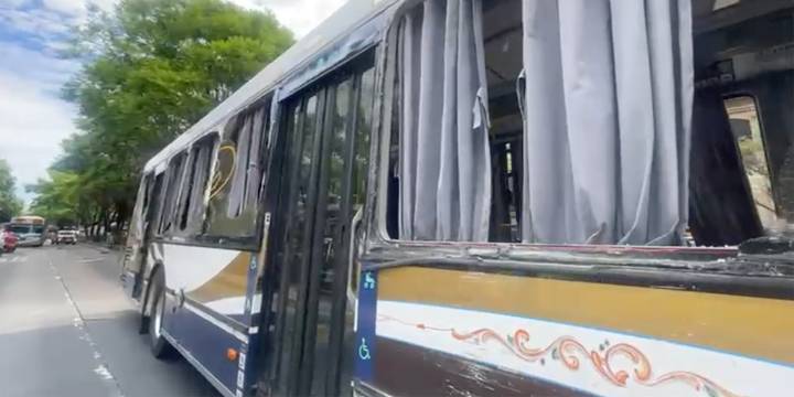 Palermo: cinco personas sufrieron heridas por un choque entre colectivos de las líneas 59 y 39