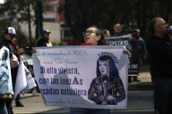 Exjueces de todo México protestan para exigir el pago de su indemnización