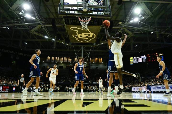 Bangot Dak serving notice spring is back in his step for CU Buffs basketball