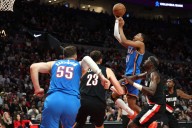 Thunder lose to Trail Blazers as NBA's last undefeated team falls