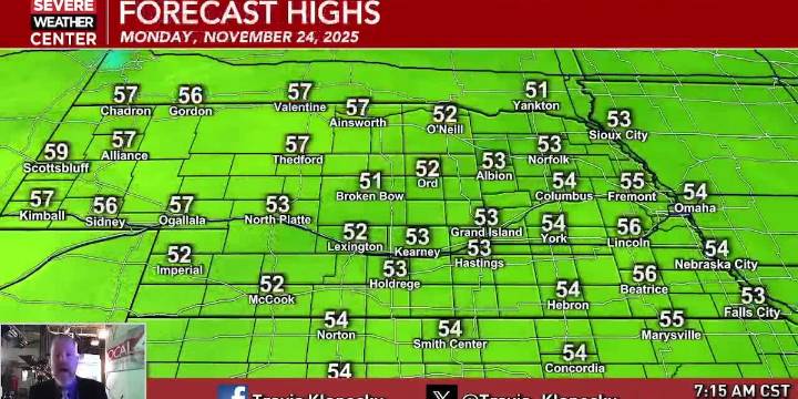 While a bit dreary, today is about as mild as it gets for awhile