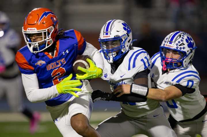 Football photos: SJG4 semifinals - Northern Burlington at Millville, Nov. 7, 2025