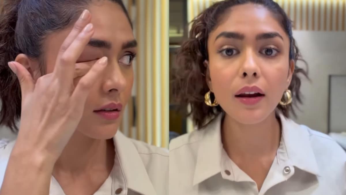 Mrunal Thakur’s Eye-Makeup Smudge Proves She Is Just Like Us: Watch
