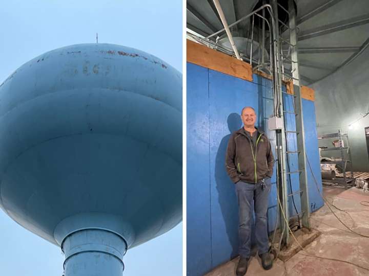 Structural upgrades delay repaint of Steinbach water tower