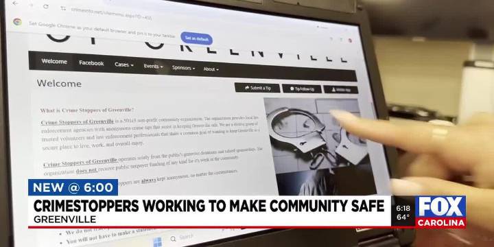 Crime Stoppers of Greenville working to make community safe