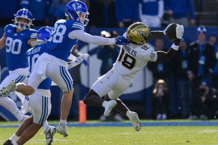 Bear Bachmeier and LJ Martin lead No. 11 BYU past UCF for a 41