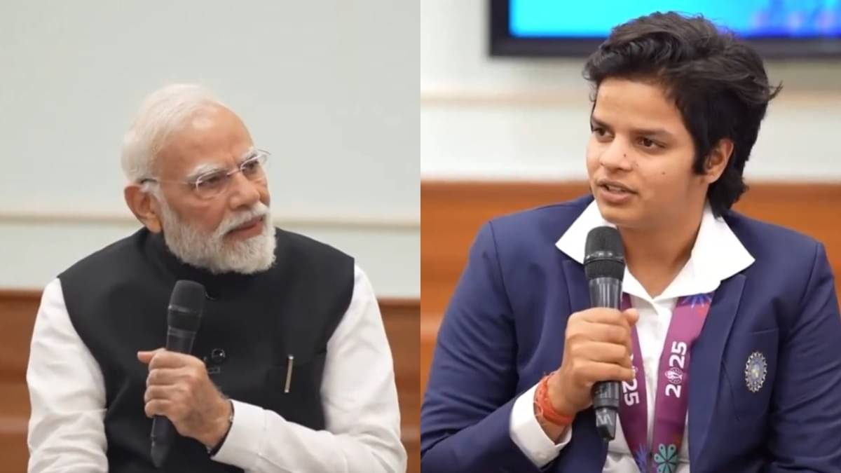 WATCH | 'You Were Laughing Before...': PM Modi Recalls Shafali's Catch Cricket
