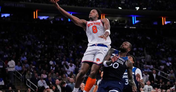 Anunoby and Brunson help Knicks rout Timberwolves 137-114 in Anthony Edwards' return from injury