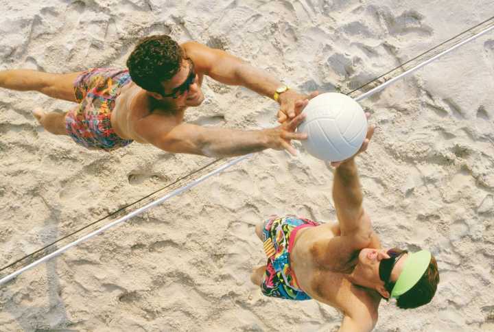 Surprise sand volleyball tournament create recreation weekend