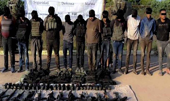 Desarticulan presunta célula de «Los Mayos» durante operativo en Sinaloa