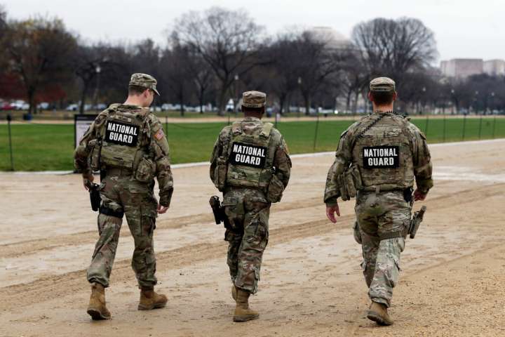 Trump sent National Guard troops to Washington in August. Some are armed. Some have cleaned parks