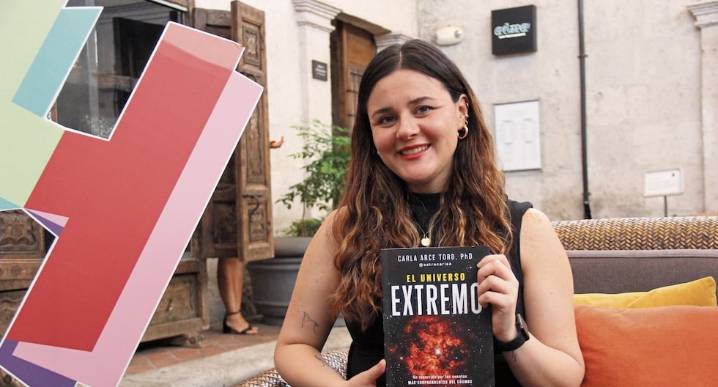 Carla Arce Tord, astrofísica en Hay Festival Arequipa: “Aquí se comprobó la expansión de nuestro universo”