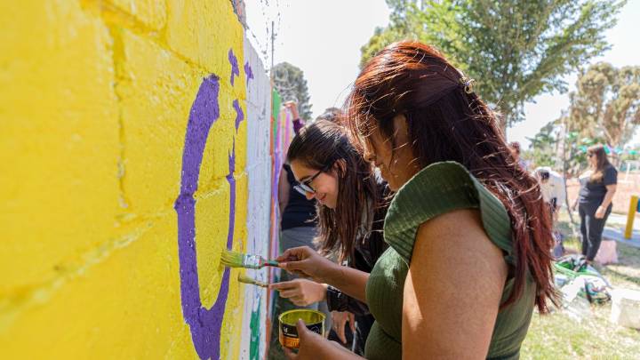 Intervención artística en el Parque de la Ciudad