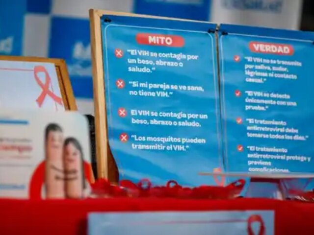 EsSalud advierte que el 98 % de casos de VIH en el Perú se presenta por relaciones sexuales sin preservativo