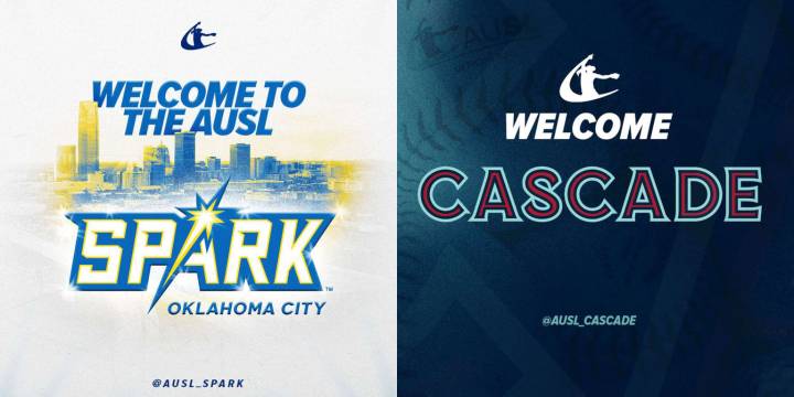 Oklahoma City Spark, Cascade unveiled as new AUSL teams