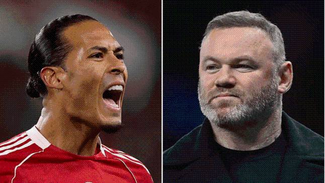 Virgil van Dijk fires back at Wayne Rooney after criticism from Man Utd legend