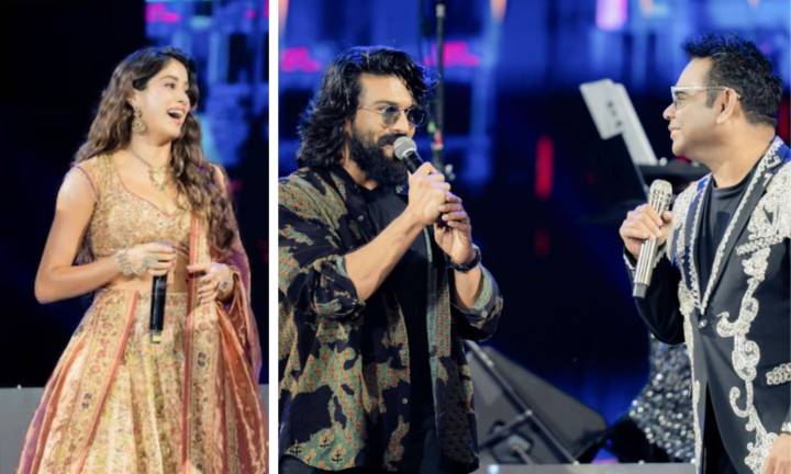 Ram Charan, Janhvi Kapoor Steal The Show at AR Rahman’s Hyderabad Concert
