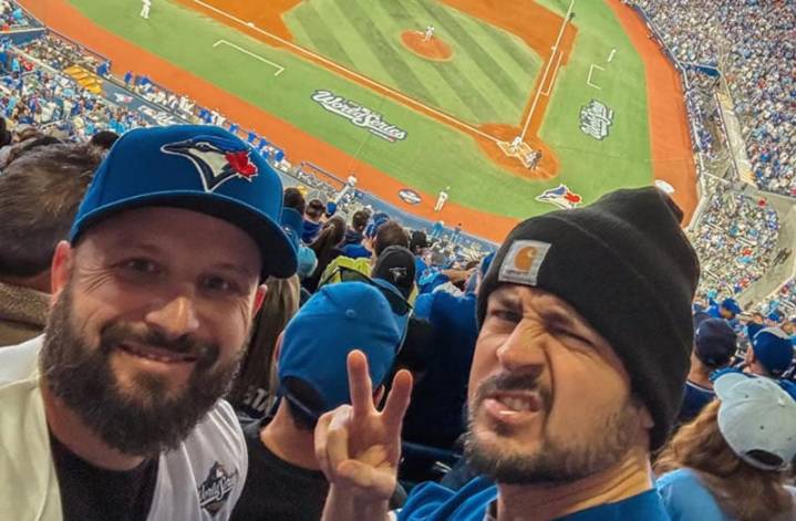 Hallmark’s Tyler Hynes Was at World Series Game 7 to Cheer on Toronto Blue Jays | Baseball, MLB, Sports, Tyler Hynes, World Series 