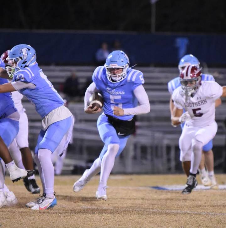 High school football: Dominant first half enough for Falcons