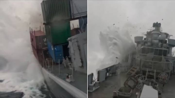 Este es el video que muestra cómo un submarino de la OTAN disparó un torpedo contra buque fuera de servicio durante ejercicio militar