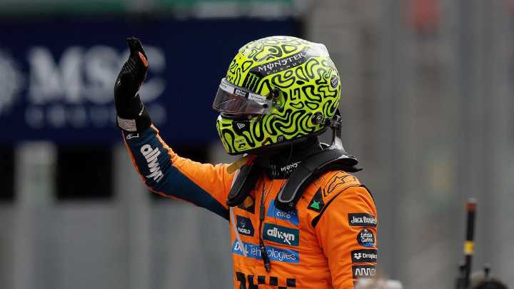 Lando Norris ganó una accidentada carrera esprint del Gran Premio de Brasil y se afianza en la punta de la Fórmula 1