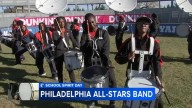 School Spirit: Philadelphia All-Stars Marching Band takes over the Yard ahead of the 6abc Dunkin' Thanksgiving Day Parade