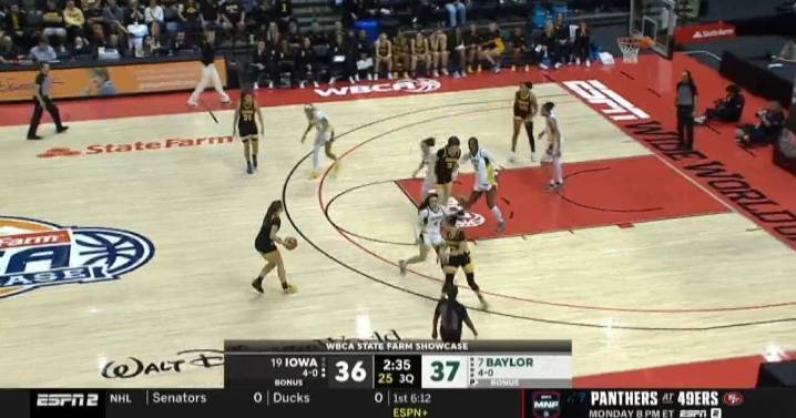 #19 Iowa Women beat #7 Baylor 57