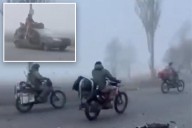 Russian forces invade battered Ukrainian city in 'Mad Max'