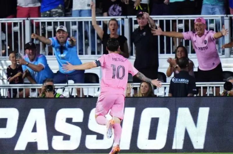 Con dos goles de Messi, Inter Miami venció a Nashville