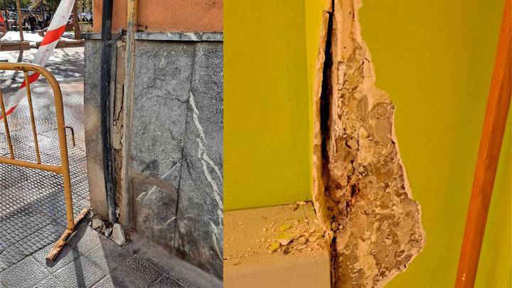 Desalojo en Huesca: los vecinos de Santa Clara 4 advirtieron sobre el edificio a principios de mes