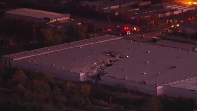'I'm shaken': UPS worker from logistics warehouse recounts building getting clipped by plane